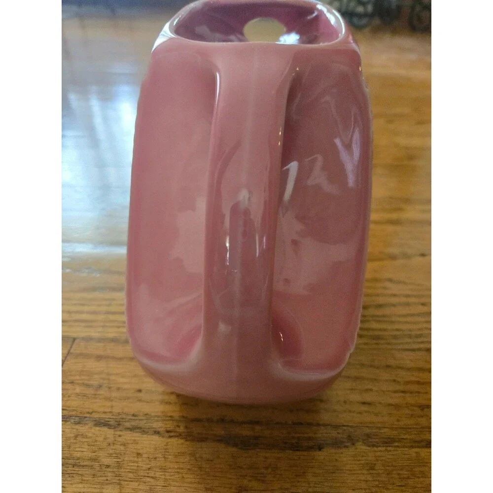 Retired FiestaWare Fiesta Vintage Large Disc Pitcher Pink Rose - 64 Oz